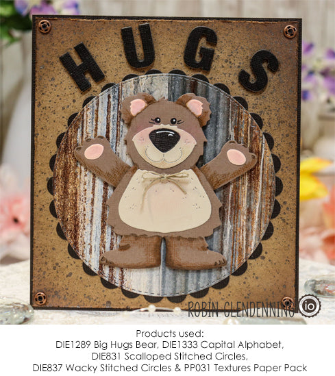 DIE1289-Z Big Hugs Bear