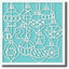 STEN026-A1 Ornament Outlines