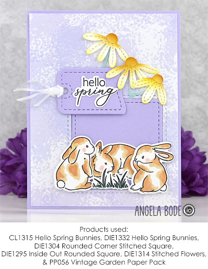 CL1315 Hello Spring Bunnies
