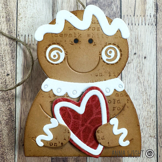 DIE1350-YY Gingerbread with Heart TEMPORARILY OUT OF STOCK