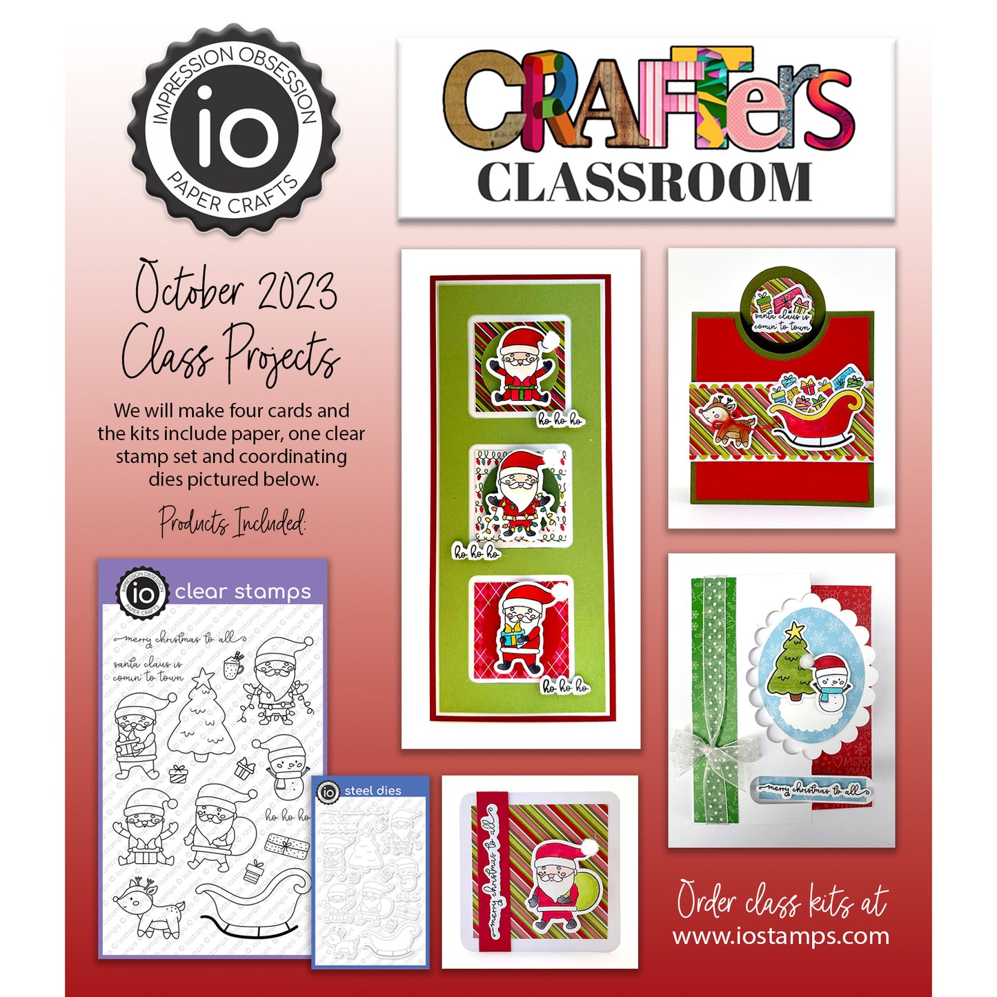 CLKT1023-01 October 2023 Crafter's Classroom Class Kit