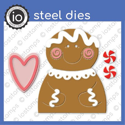 DIE1350-YY Gingerbread with Heart TEMPORARILY OUT OF STOCK