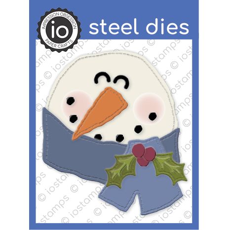 DIE1359-Z Snowman in Scarf TEMPORARILY OUT OF STOCK