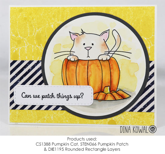 CS1388 Pumpkin Cat