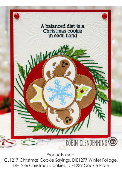 DIE1236-ZZ Christmas Cookies