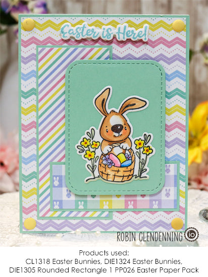 DIE1324-YY Easter Bunnies