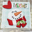 DIE1359-Z Snowman in Scarf TEMPORARILY OUT OF STOCK