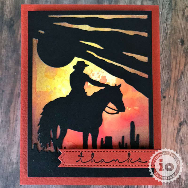 DIE780-YY Sunset on Horse