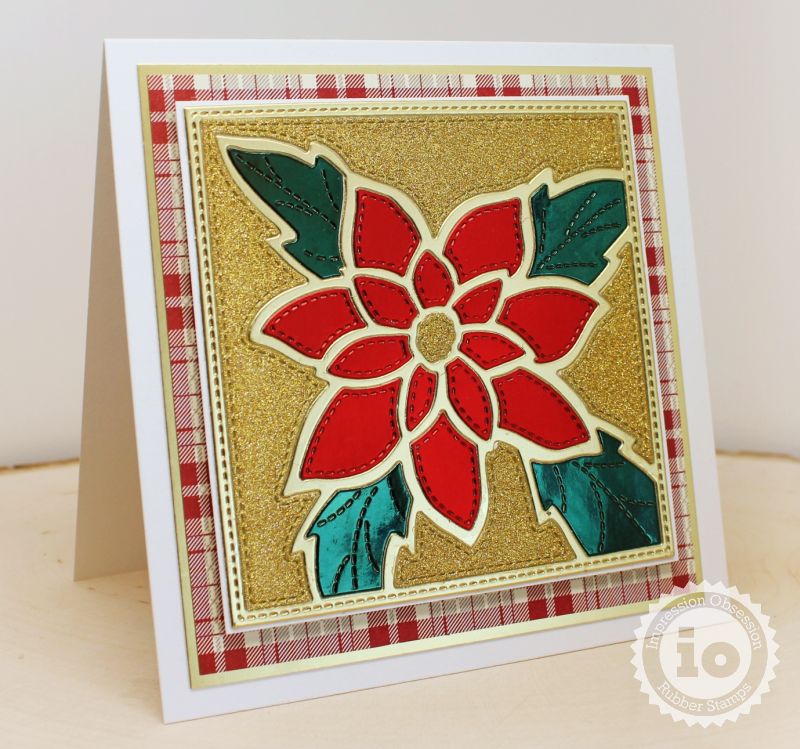 DIE896-YY Quilted Poinsettia
