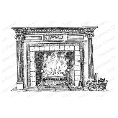 H1671-DG Fireplace