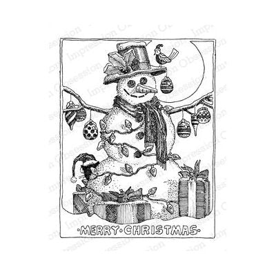 H1795-DG Snowman with Ornaments