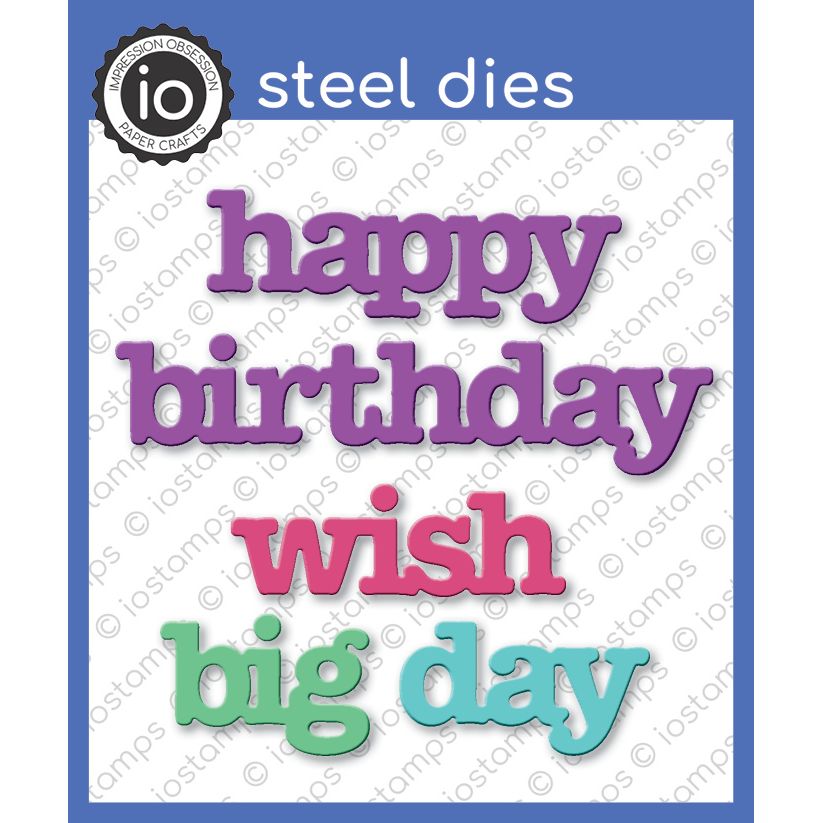 DIE1076-X Birthday Words