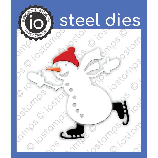 DIE480-E Snowman Skating