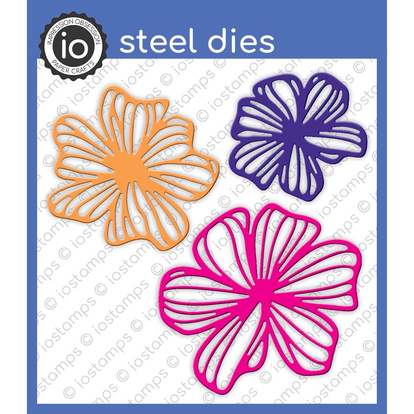 DIE520-ZZ Abstract Flowers TEMPORARILY OUT OF STOCK