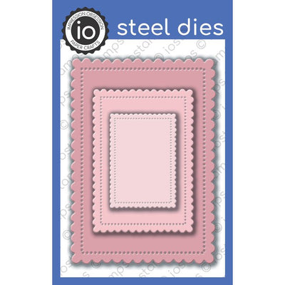 DIE975-V Cute Scalloped Rectangles