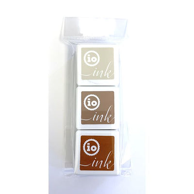 INKS003 Ink Cube Trio - Shades of Brown