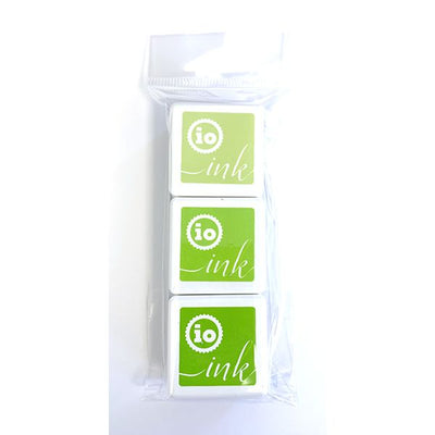 INKS014 Ink Cube Trio - Shades of Lime