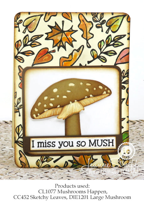 DIE1201-Y Large Mushroom