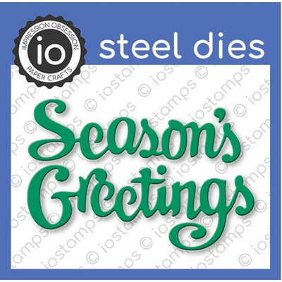 SSDIE-068-F Season's Greetings Die