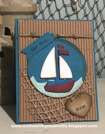 DIE832-H Small Sailboat