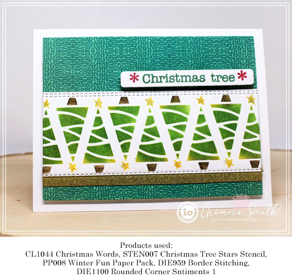 STEN007-A1 Christmas Tree Stars