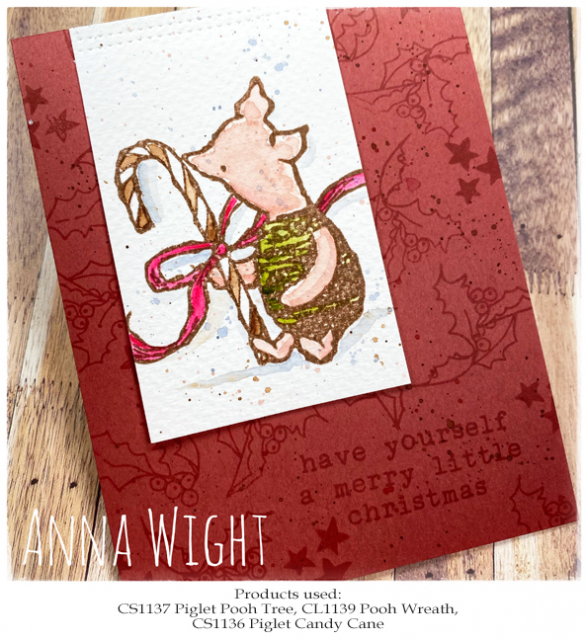 CS1136 Piglet Candy Cane